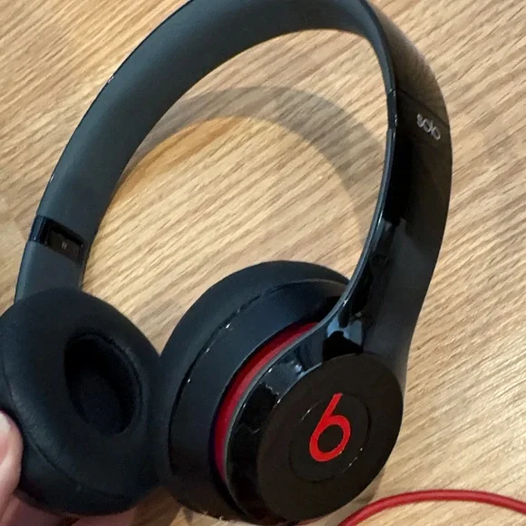 Beats Black and Red Headphones